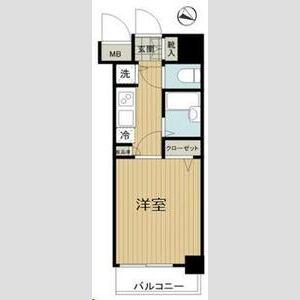 トーシンフェニックス田町 5階階 間取り