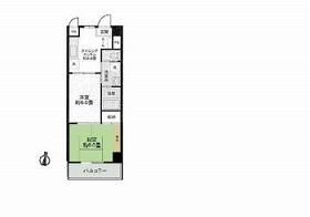 レジデンス船橋(2DK/7階)の間取り写真