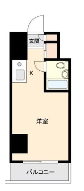 ONE ROOF FLAT NISHIWASEDA(ワンルーム/5階)の間取り写真