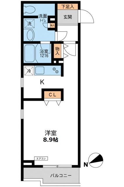 パシフィックコート目黒南 1階階 間取り