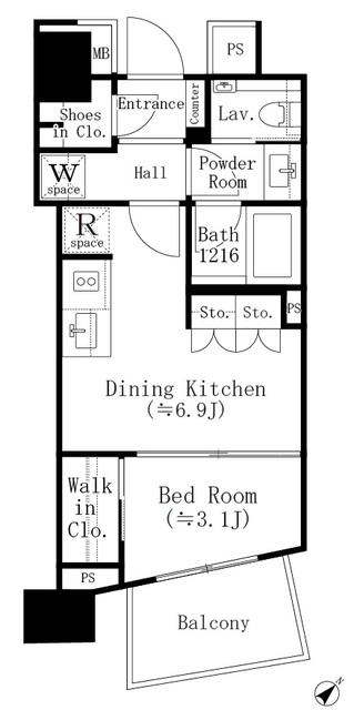 パークホームズ西小山 2階階 間取り