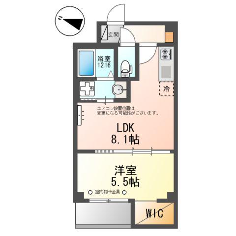 CHARME TOIT(1LDK/3階)の間取り写真