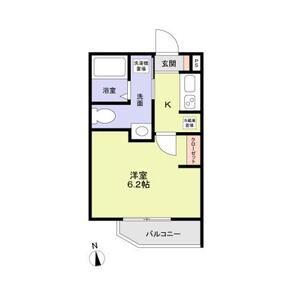 グランレジデンス(1K/3階)の間取り写真