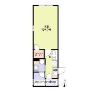 コンポジット亀戸ウエスト(1K/2階)の間取り写真