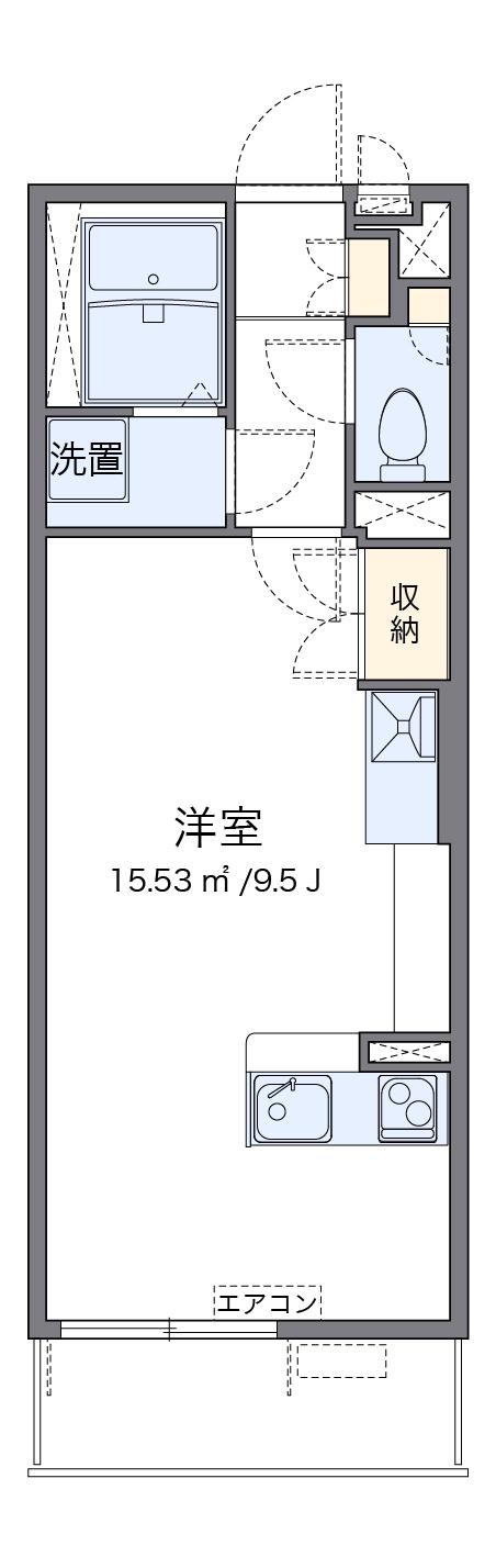 ミランダCOURT 恋ヶ窪(ワンルーム/3階)の間取り写真