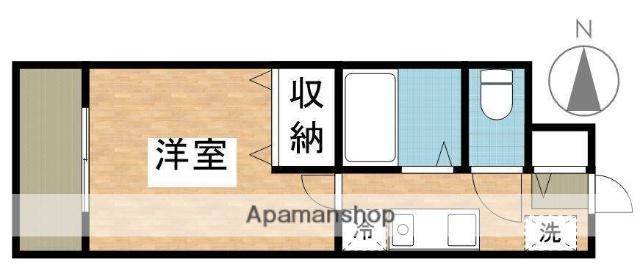 アーバン武蔵小金井(1K/6階)の間取り写真