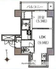 レジデンス王子山田屋(1LDK/7階)の間取り写真