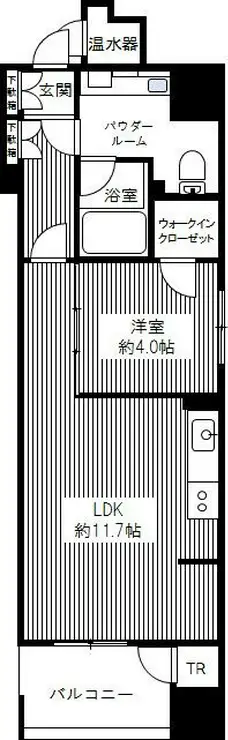 カスタリア銀座3 11階階 間取り