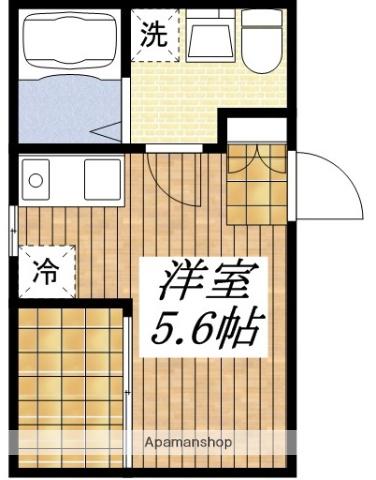 フェリーチェ曙町(ワンルーム/3階)の間取り写真