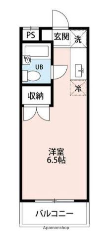 ニューシティーMATSUMOTO(ワンルーム/2階)の間取り写真