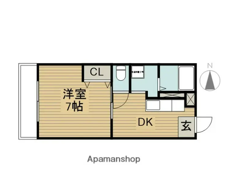 パサニアハイツ小宮 2階階 間取り