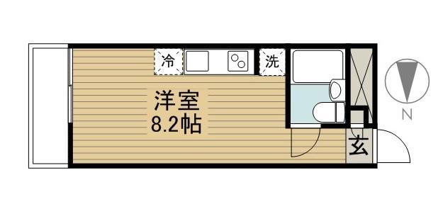 コスモスリバーサイド 2階階 間取り