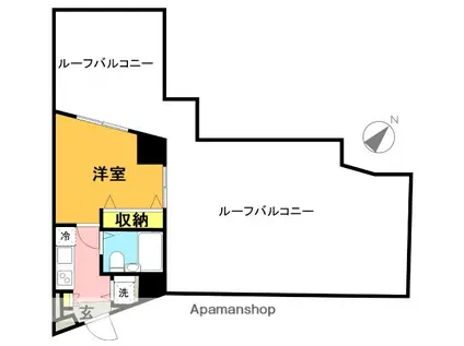 フェニックス笹塚弐番館(1K/3階)の間取り写真
