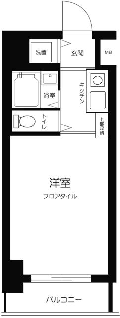 スカイコート下高井戸 7階階 間取り