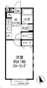 アイプラザ吉祥寺北町(1K/2階)の間取り写真