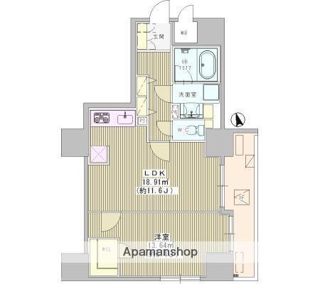 フェアステージ武蔵野(1LDK/3階)の間取り写真