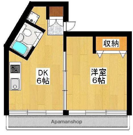 ハイム吉祥寺2(1DK/1階)の間取り写真