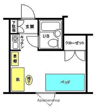 ライザ武蔵境 6階階 間取り