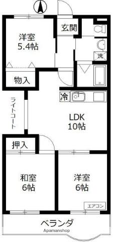 キーストン93 2階階 間取り