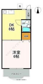 浜田山エイト(1DK/1階)の間取り写真