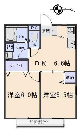 ケート井の頭 2階階 間取り