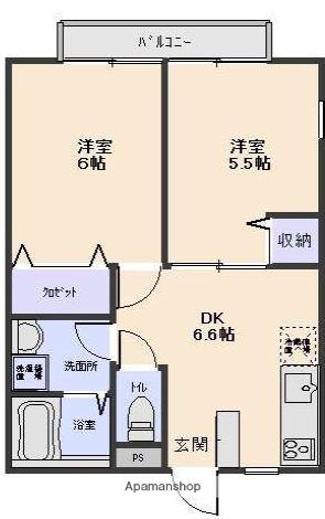 ケート井の頭 1階階 間取り