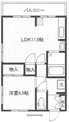メゾン天沼(1LDK/3階)の間取り写真