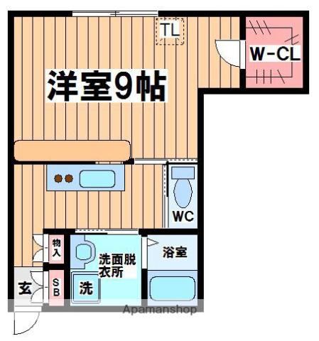 パルフェ吉祥寺(1K/1階)の間取り写真