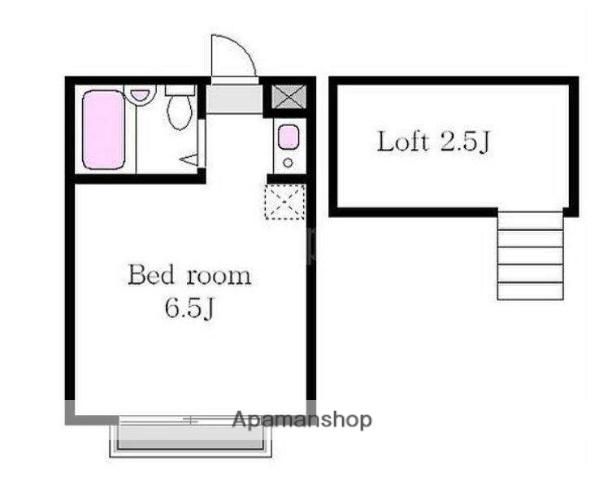 レーベンハイム吉祥寺(ワンルーム/1階)の間取り写真