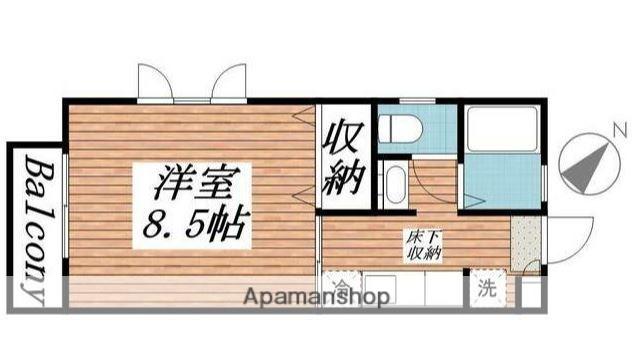 エメラルダス 1階階 間取り