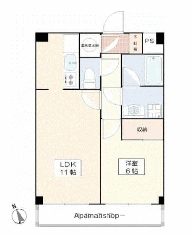 グリーン・ベル 2階階 間取り