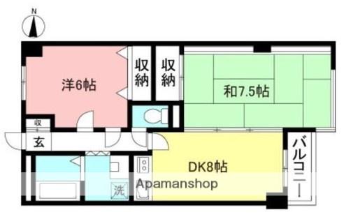 アビタシオン武蔵野 2階階 間取り