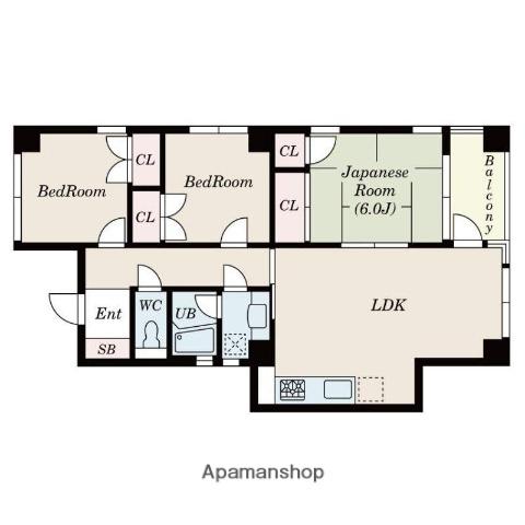三鷹新川プラザ 3階階 間取り