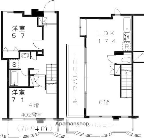 エスポワール・ドミール 4階階 間取り