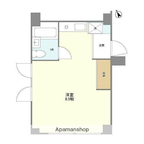 パストラル吉祥寺(ワンルーム/2階)の間取り写真