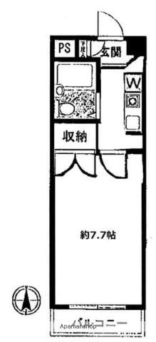 ヨーク吉祥寺(1K/2階)の間取り写真