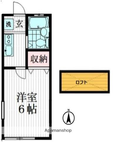 ウエストヒル西久保 2階階 間取り