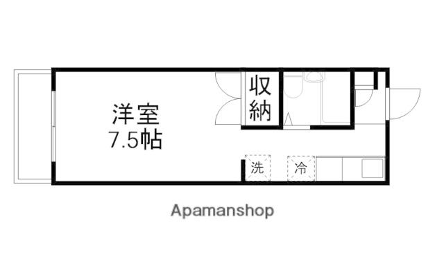 ファイン・キャッスル(1K/3階)の間取り写真