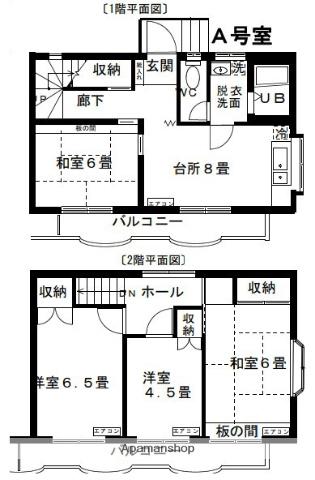 メゾネット永福(4DK/2階)の間取り写真