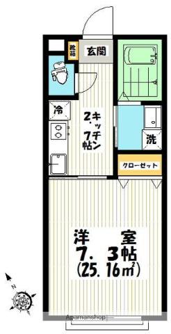 ミモザ吉祥寺東町 2階階 間取り