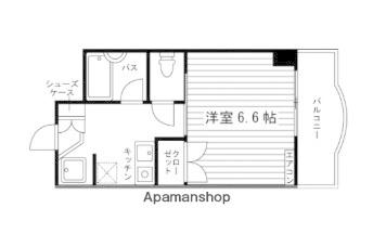 セントアトラス(1K/2階)の間取り写真