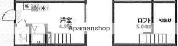 アーバンプレイス武蔵野(ワンルーム/2階)の間取り写真