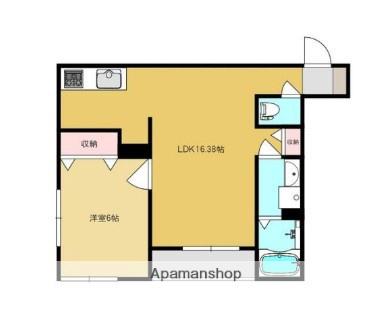 三和ハイムA(1LDK/2階)の間取り写真