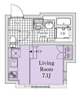 SOU西荻窪(ワンルーム/1階)の間取り写真