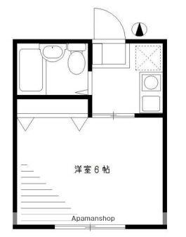 セントラルハイツ(1K/2階)の間取り写真