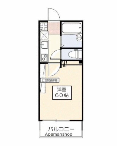 ルネス小金井西館(1K/1階)の間取り写真