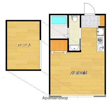 シュロス吉祥寺(1K/2階)の間取り写真