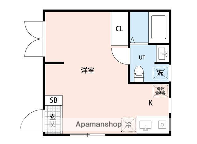 プルメリア荻窪(1K/3階)の間取り写真