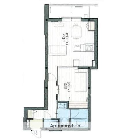 ルミエールレジデンス善福寺(1LDK/2階)の間取り写真