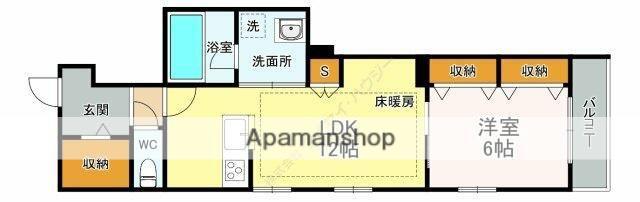上石神井4丁目メゾン(1LDK/2階)の間取り写真